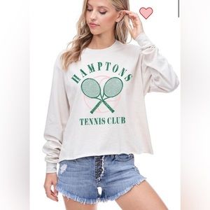 Hamptons Tennis Club long Sleeve Tee